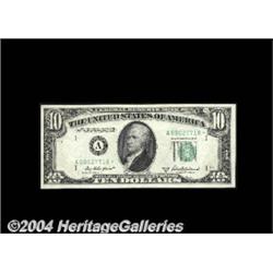 Fr. 2012-A* $10 1950-B Federal Reserve Note.