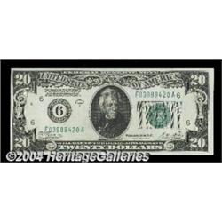Fr. 2051-F $20 1928A Federal Reserve Note. Gem
