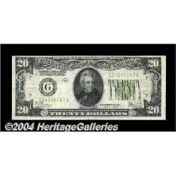 Fr. 2053-G $20 1928-C Federal Reserve Note.
