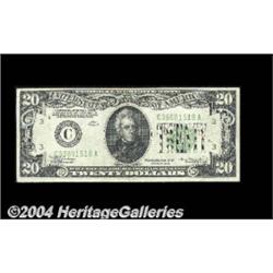 Fr. 2054-C $20 1934 Federal Reserve Note.Late
