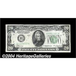 Fr. 2055-B $20 1934-A Federal Reserve Notes.