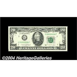 Fr. 2076-G $20 1988A Federal Reserve Note. Gem