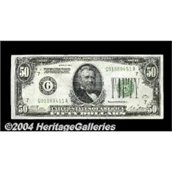 Fr. 2101-G $50 1928-A Federal Reserve Note.
