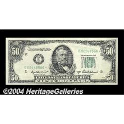 Fr. 2109-E* $50 1950-B Federal Reserve Note.