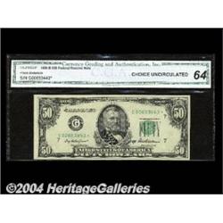 Fr. 2109-G* $50 1950B Federal Reserve Note.