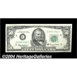 Fr. 2113-C* $50 1963A Federal Reserve Note.
