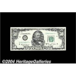 Fr. 2113-D* $50 1963A Federal Reserve Note.