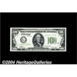 Fr. 2151-G $100 1928-A Light Green Seal