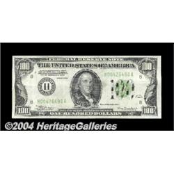 Fr. 2152-H $100 1934 Light Green Seal Federal