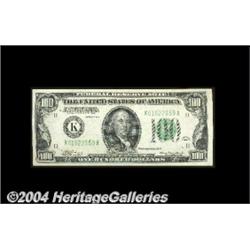 Fr. 2152-K $100 1934 Federal Reserve Note.