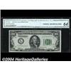 Image 1 : Fr. 2152-L $100 1934 Federal Reserve Note. CGA