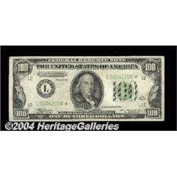 Fr. 2152-L* $100 1934 Federal Reserve Note.