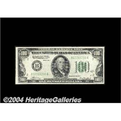 Fr. 2153-B $100 1934-A Federal Reserve Note.