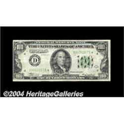 Fr. 2153-D* $100 1934A Mule Federal Reserve
