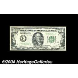 Fr. 2154-F $100 1934B Mule Federal Reserve