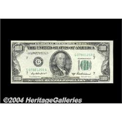 Fr. 2159-G $100 1950B Federal Reserve Note.