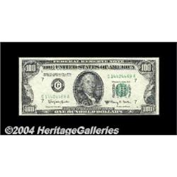 Fr. 2162-G $100 1950-E Federal Reserve Note.