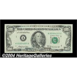 Fr. 2164-A $100 1969 Federal Reserve Note.
