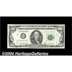 Fr. 2164-G* $100 1969 Federal Reserve Note.