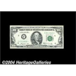 Fr. 2165-F* $100 1969A Federal Reserve Note.
