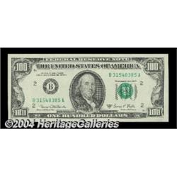 Fr. 2166-B $100 1969C Federal Reserve Notes.