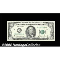 Fr. 2170-H $100 1981A Federal Reserve Note.