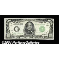 Fr. 2211-G $1,000 1934 Federal Reserve Note.