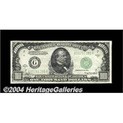 Fr. 2212-G $1,000 1934-A Federal Reserve Note.