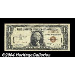 Fr. 2300* $1 1935A Hawaii Silver Certificate.
