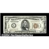 Image 1 : Fr. 2301 $5 1934 Hawaii Federal Reserve Note.