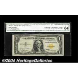 Fr. 2306 $1 1935-A North Africa Silver