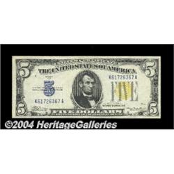 Fr. 2307 $5 1934-A North Africa Silver