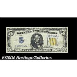 Fr. 2307 $5 1934-A North Africa Silver