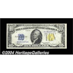 Fr. 2309 $10 1934A North Africa Silver