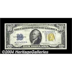 Fr. 2309* $10 1934-A North Africa Silver