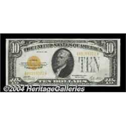 Fr. 2400 $10 1928 Gold Certificate. Gem Crisp