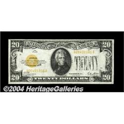 Fr. 2402 $20 1928 Gold Certificate. Extremely
