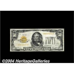 Fr. 2404 $50 1928 Gold Certificate. Very