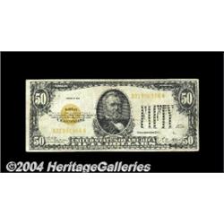 Fr. 2404 $50 1928 Gold Certificate. Very