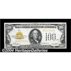 Fr. 2405 $100 1928 Gold Certificate. Choice
