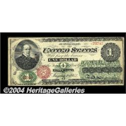Fr. 16 $1 1862 Legal Tender Note Very Fine.
