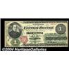 Image 1 : Fr. 16 $1 1862 Legal Tender Note Very Fine.