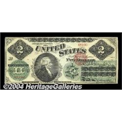 Fr. 41 $2 1862 Legal Tender Choice About New.