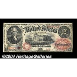 Fr. 47 $2 1875 Legal Tender Choice Very Fine.