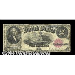 Fr. 55 $2 1880 Legal Tender Fine. Fr. 55 is a