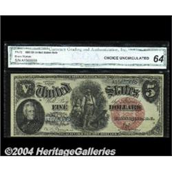 Fr. 73 $5 1880 Legal Tender CGA Choice New 64.