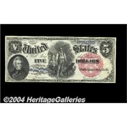 Fr. 74 $5 1880 Legal Tender Choice New. A