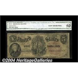 Fr. 75 $5 1880 Legal Tender CGA Very Good-Fine