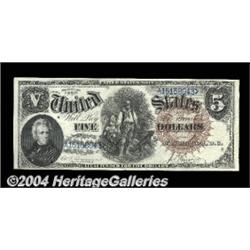 Fr. 77 $5 1880 Legal Tender Extremely Fine. A