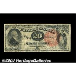 Fr. 136 $20 1880 Legal Tender Fine-Very Fine.